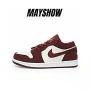 Air Jordan 1 Low Night Maroon - 553560-068 - 1