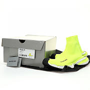 Balenciaga 3XL Sock Fluo Yellow Recycled Knit - 758483W2DG17090 - 3