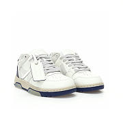 OFF-WHITE Out Of Office OOO Low Tops White Navy Blue - OMIA189F23LEA0050546 - 3