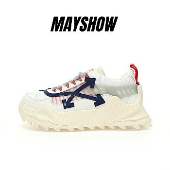 OFF-WHITE Odsy-1000 Cream White Blue - OMIA139S22FAB0010445