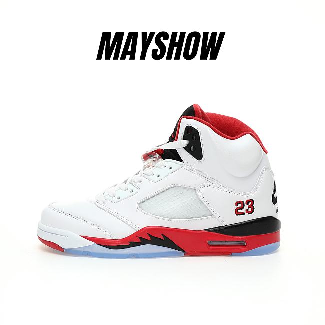 Air Jordan 5 Retro Fire Red Black Tongue (2013) - 136027-120 - 1