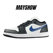 Air Jordan 1 Low Anthracite Industrial Blue - DC0774-040 - 1