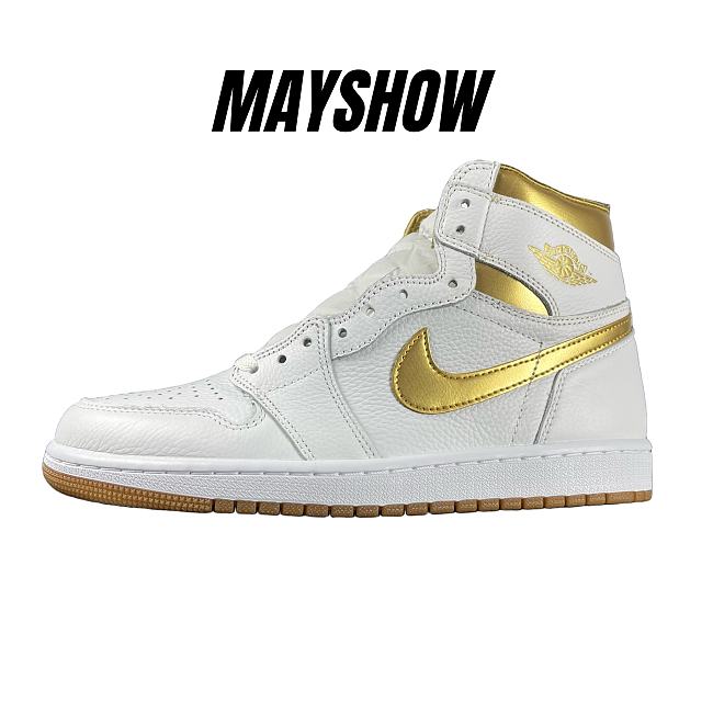 Air Jordan 1 Retro High OG Metallic Gold - FD2596-107 - 1