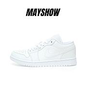 Air Jordan 1 Low Triple White (2019) - 553558-111 - 1