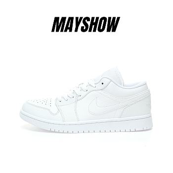 Air Jordan 1 Low Triple White (2019) - 553558-111