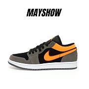 Air Jordan 1 Low SE Light Graphite Vivid Orange - FN7308-008 - 1