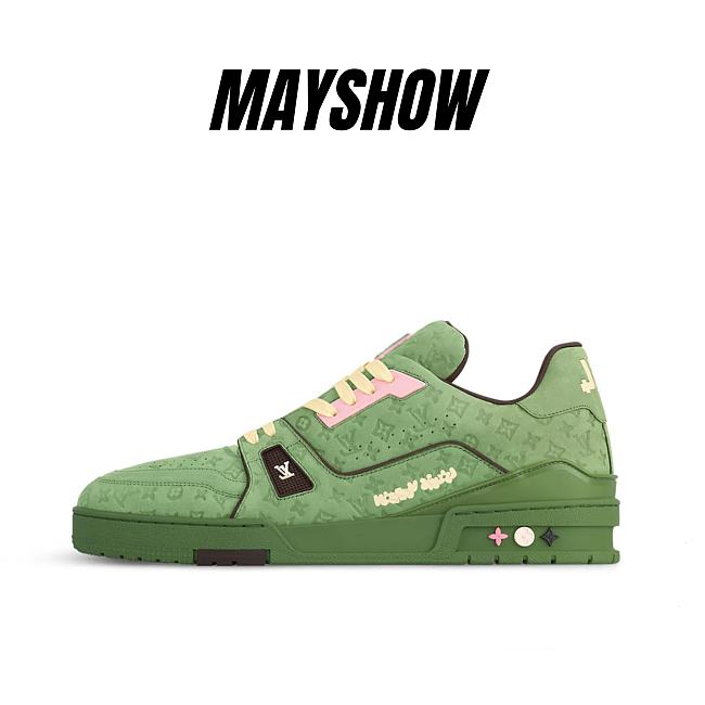 Louis Vuitton by Tyler, the Creator LV Trainer Green - 1