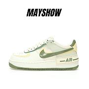 Nike Air Force 1 Low Shadow Pale Ivory Oil Green - FN6335-101 - 1