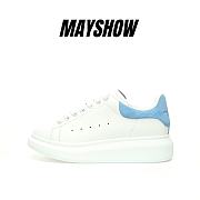 	 Alexander McQueen Oversized White Powder Blue - 553770 WHGP7 9412 - 1