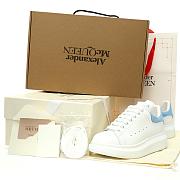 	 Alexander McQueen Oversized White Powder Blue - 553770 WHGP7 9412 - 2