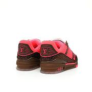 Louis Vuitton Trainer Pink Brown Crystal - 1A8Z70 - 4