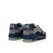 Louis Vuitton Trainer Grey Navy Crystal - 1AA6QX - 4