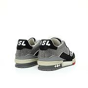 Louis Vuitton LV Trainer Black Grey Crystal - 1AA6PV - 4