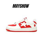 A Bathing Ape Bape Sta Low #6 Red - 1K30-191-328-RED/001FWK301328M-RED - 1