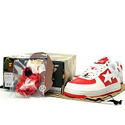 A Bathing Ape Bape Sta Low #6 Red - 1K30-191-328-RED/001FWK301328M-RED - 5