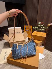 Louis Vuitton P220 Carryall Blue 38x22cm - 1