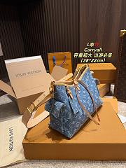 Louis Vuitton P220 Carryall Blue 38x22cm - 2