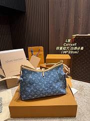 Louis Vuitton P220 Carryall Blue 38x22cm - 5