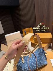 Louis Vuitton P220 Carryall Blue 38x22cm - 3