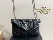 YSl Loulou Puffer P135 Black 27x18cm - 2