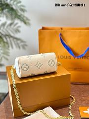 Louis Vuitton Speedy Nano P160 Blue Monogram 16*10*7.5cm - 3