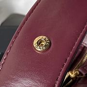 	 Chanel Ap8558 Burgundy 18cm - 2