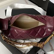 	 Chanel Ap8558 Burgundy 18cm - 4