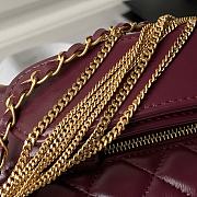 	 Chanel Ap8558 Burgundy 18cm - 5