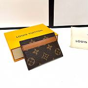 Louis Vuitton Card Holder P55 Brown Monogram 9x5cm - 5