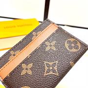 Louis Vuitton Card Holder P55 Brown Monogram 9x5cm - 2