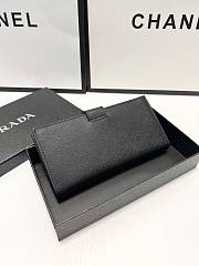 Prada Wallet P105 Black 19x10cm - 5