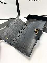 Prada Wallet P105 Black 19x10cm - 4