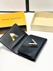 Louis Vuitton Wallet P95 Black 12x10cm - 3