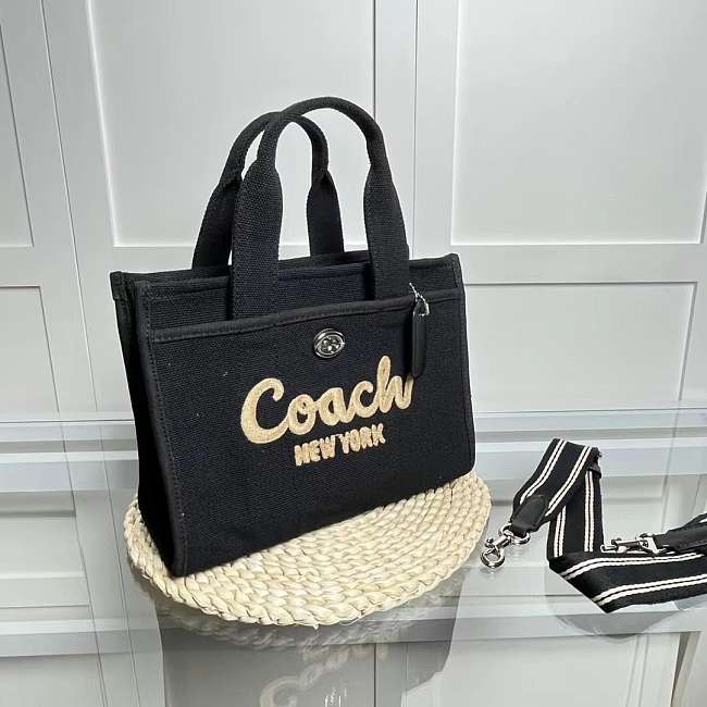 COACH CP164 CARGO TOTE 26 Black Crossbody 2way Shoulder Bag  - 1