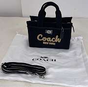 COACH CP164 CARGO TOTE 26 Black Crossbody 2way Shoulder Bag  - 4