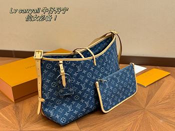 Louis Vuitton Carryall Blue Monogram 38.29cm