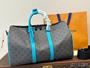 Louis Vuitton Keepall Bandoulière Blue Monogram 45cm - 1