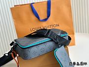 Louis Vuitton Trio Pochette Blue Monogram 25x12cm - 5