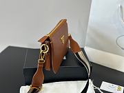 Prada Caramel Leather Shoulder Bag 24*14cm - 4