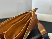 Prada Caramel Leather Shoulder Bag 24*14cm - 2