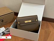 YSL Manhattan Shoulder Brown Bag 24x17cm - 1