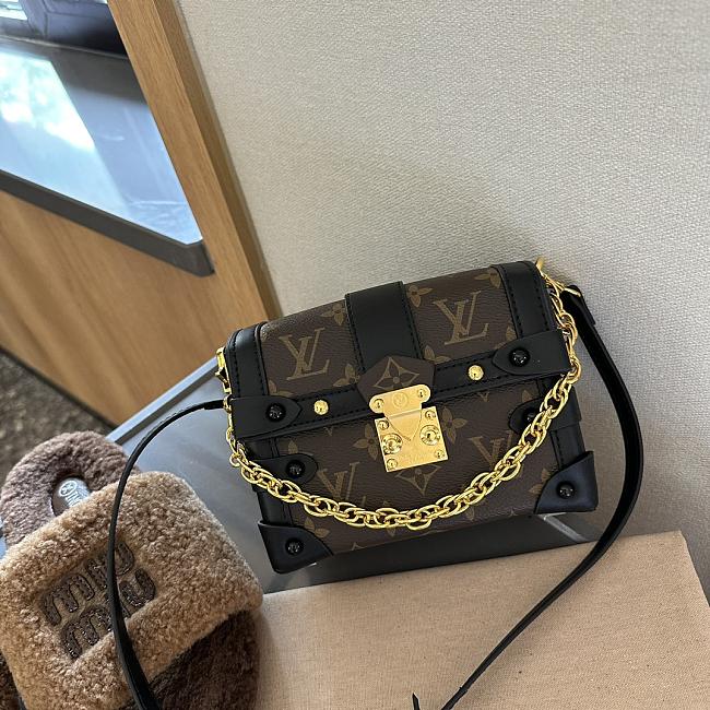 Louis Vuitton Reverse Dark Monogram Essential Trunk 15cm - 1