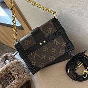 Louis Vuitton Reverse Dark Monogram Essential Trunk 15cm - 4