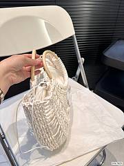 Valentino Braided White Bag 28x23cm - 5