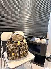 Fendi Zucca Canvas Backpack 32x36cm - 1