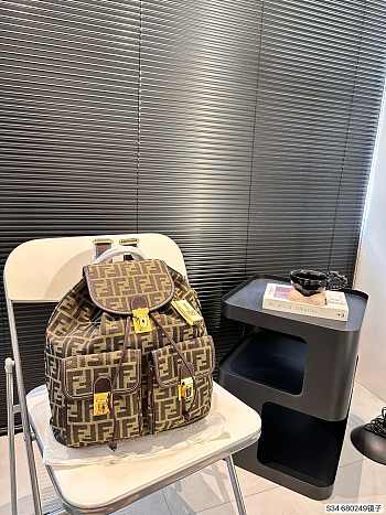 Fendi Zucca Canvas Backpack 32x36cm