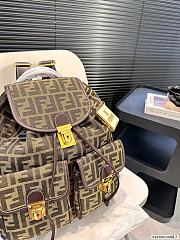 Fendi Zucca Canvas Backpack 32x36cm - 5