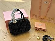 Miu Miu Matelasse Nappa Leather Top-Handle Black  21*13cm - 4