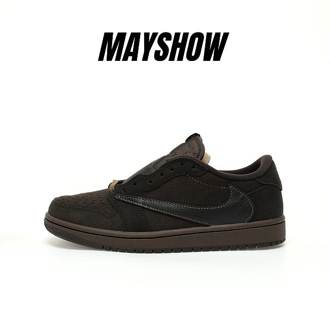 Air Jordan 1 Retro Low OG SP Travis Scott  Velvet Brown - DM7866-202 - 1