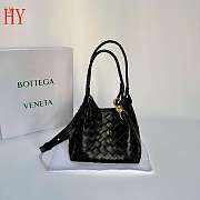 Bottega Veneta Small Parachute Black - 16.5*21*17cm - 1